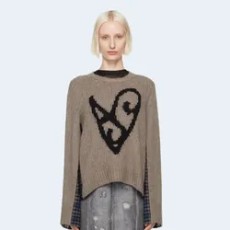 아크네 스튜디오 디컨스트럭티드 스웨터